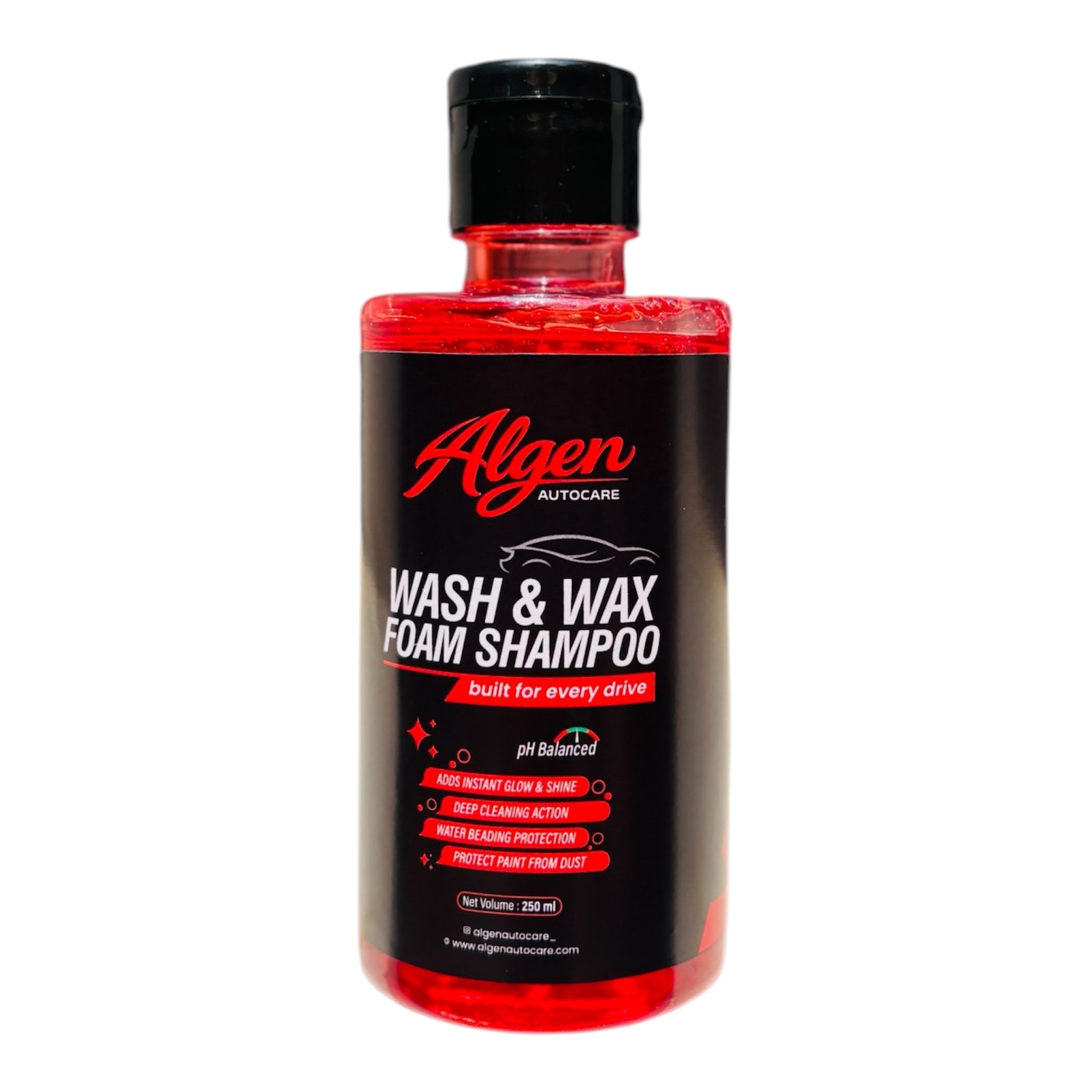 Wash & Wax Foam Shampoo - 250 ml